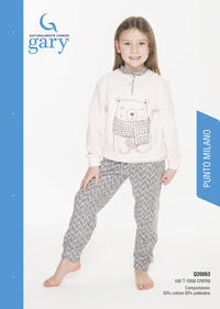 LITTLE GIRL PAJAMAS Q20063 Tellini S.r.l. Wholesale Clothing